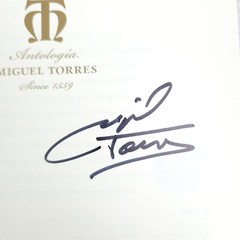 Antologia by Miguel A Torres Signed Limited Edition Wine Book