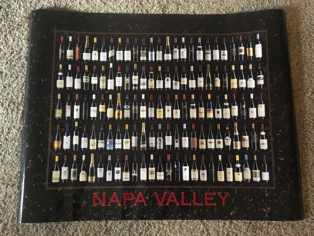 Vintage Napa Valley Wines Bottle Label Poster 33.5&Prime; x 45&Prime;
