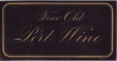 Fine Old Port Wine – Original Vintage Wine Label