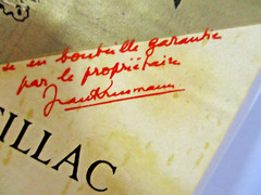 1960-70&rsquo;s Three Wine Labels from France. Kessmann Label signed