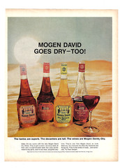 Mogen David Wine Print Ad Wine Advertising Beach Sand Chicago Vintage 1966