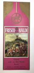 Frescobaldi Chianti Brochure Vintage Mid Century Printed in Italy Wine Drinks