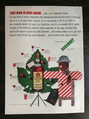 Vintage 1942 Dubonnet Wine Full Page Original Ad 721