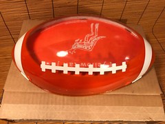 NEW YELLOW TAIL WINE HOLIDAY TAILGATE FOOTBALL LIGHTBOX Orange