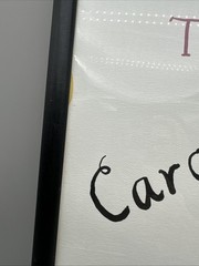 Vintage 1999 Turning Leaf Wine Caroline In The City Framed Promo Poster
