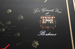 Framed Advertising French Wine Moueix Boutique Bar Picture France Black Gold