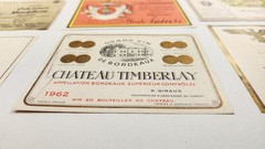 Vintage wine label Lot of 9 German 1962, 1966, 1967