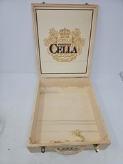 Cella Fratelli Cella Italian Wine Wooden Box Crate Italy Decor B11