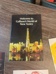 VINTAGE LOT BROCHURE PAMPHLETS CALIFORNIA WINES RECIPES & GALLIANO&rsquo;S NEW TASTES