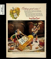 1947 Italian Swiss Colony California Wine Vintage Print Ad 15850