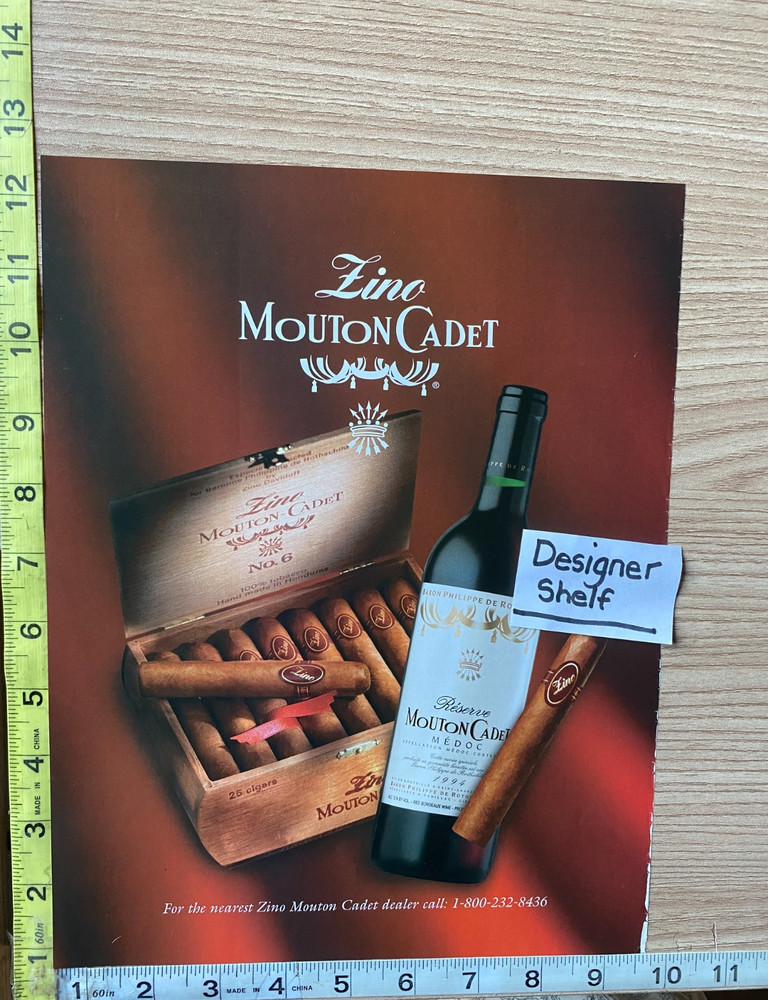 Mouton Cadet Medoc Wines 2000 Promotional Print Advertisement
