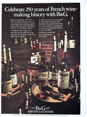 1974 B&G Barton & Guestier Celebrate 250 Years of French Wine Vintage PRINT AD
