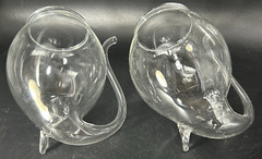 Vintage Wino Sippers Novelty Wine Glasses Original Box Great Fun Graphics