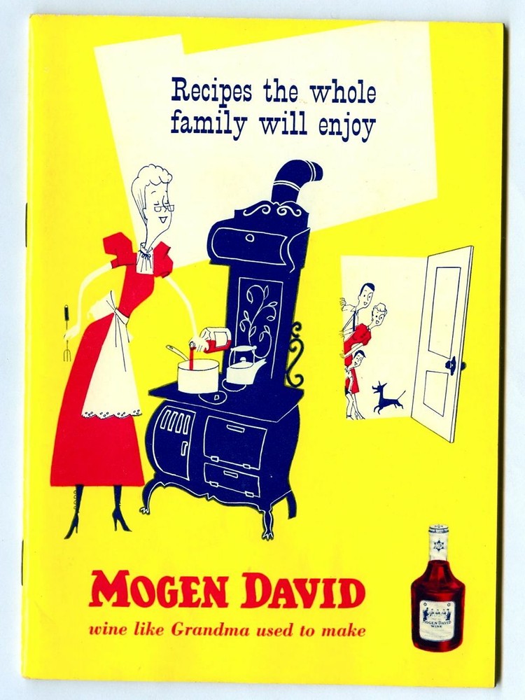 Vintage 1950s MOGEN DAVID WINE « Recipes the Whole Family Will Enjoy » Booklet!