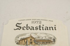 Sebastiani 1972 El Camino Real Gamay Beaujolais Young Piquant Vintage Wine Label