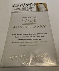 Save The Date Wine Labels, Couples Firsts, Wedding Firsts, Wedding Gift