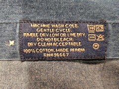 VTG Opus One by Opus One Denim Shirt Opus One Winery Embroidered Medium NWOT