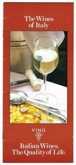 Vintage 1994 WINES OF ITALY Booklet ITALIAN TRADE COMMISSION Pamphlet Book VINO