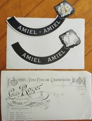 Champagne Printer/Lithographer Proof Archive Group 1890s Labels- Epernay, France