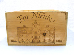 Far Niente 1991 Chardonnay Napa Valley California Wooden Wine Crate 12 x 750ml