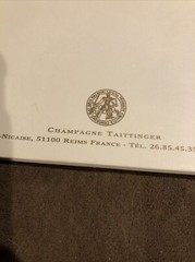 1995 Booklet Advertising Champagne Taittinger Illustrated See Description