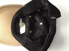 Clos Du Bois Wine Baseball Cap Black / Beige Ouray Hook & Snap Adjustable