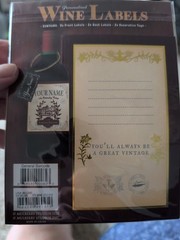 Wine Bottle Labels And Tags NIB
