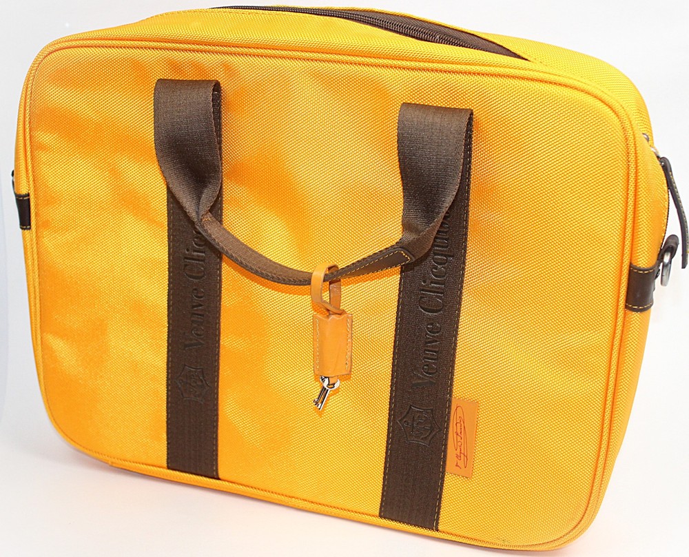 Veuve Clicquot Ponsardin Urban Bag Laptop Case Trendy Bag VCP Signature Yellow