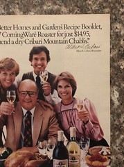 1983 Cribari Wine Mountain Chablis VTG 1980s 80s PRINT AD Holiday Get-Together