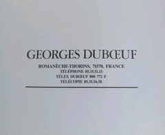 1990 Original Georges Duboeuf Beaujolais Maconnais Full Color Booklet Winery