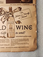 1945 « Roma Estate Wines » & « Guild Wine Sherry » Magazine Ads from Chicago Tribune