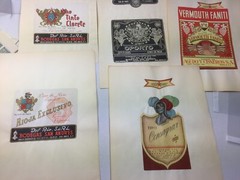MEXICO: ca. 35 original Sherry Labels, large variety, some duplicates.