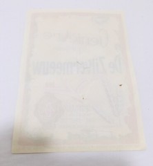 Early 1920&rsquo;s Genievre Pur Grain De Zilvermeeuw Spiritueux Advert Paper Label