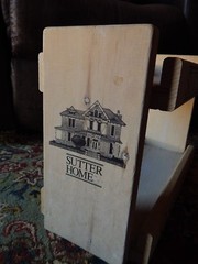 Sutter Home Wines ~ Classic Singles ~ Dual Rack WOOD STORE DISPLAY Ltd Promo