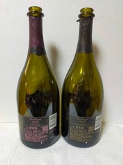 (empty) Dom Perignon 2015 Ryu Murakami Edition Limited Bottle Set of 2 With Box