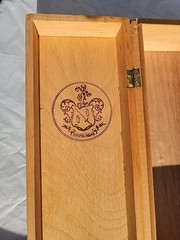 Vintage Pedro Domecq Carlos I Sherry Brandy Wine Wooden Box empty