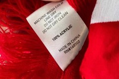 G.H. Mumm Champagne Embroidered Red And White Winter Scarf *BRAND NEW*
