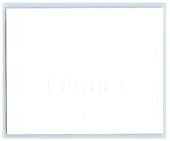 Vintage J Roget Pink Champagne Paper Wine Label Original S85E