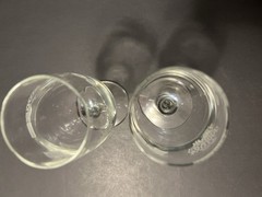 Set Of 2 Nebraska Balloon & Wine Festival Wine Glasses Cox Woodhouse Rotella