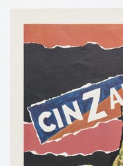 1965 Cinzano vermouth advertisement. Vintage original bright colors.