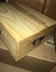 CHIANTI RISERVA WINE WOOD CRATE BOX FAMILIA CARA 2003 TOSCANA ITALIA