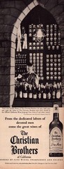 1958 The Christian Brothers Wines Champagnes and Brandy Print Ad