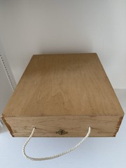 GREAT WESTERN CHAMPAGNE NEW YORK STATE WOOD WOODEN BOX 11”x13.5”