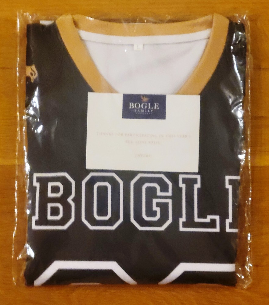 Bogle Vineyards Football Jersey LIMITED EDITION 1/40 PROMO Large New