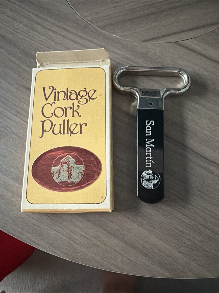 Vintage Never Used San Martìn Wine Puller w/ Original Box