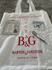 NEW Collectible Barton & Guestier Wine Gift Set:Tote, Wine Key, Magnet, Postcard