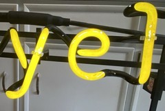 2002 Yellow Tail Wine Kangaroo Neon Style Store Display Sign Works