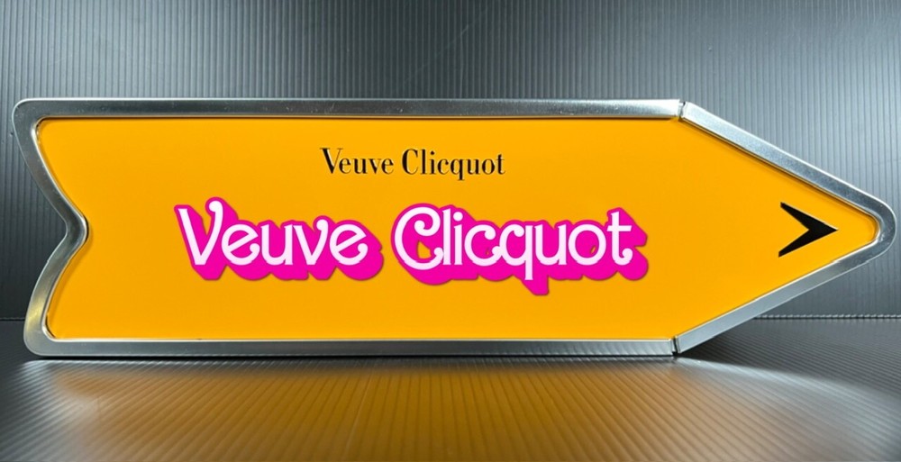 Veuve Clicquot Champagne Destination Blank Arrow Tin – Customizable- New