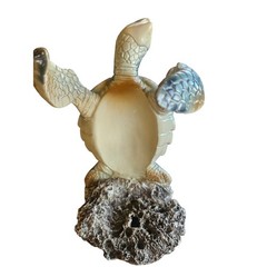 Sea Turtle Wine Bottle Holder Ceramic Heavy Unique