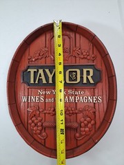 Taylor NY State Wines & Champagnes 3D Tavern Sign